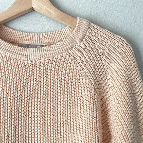 J. Crew Cotton Fisherman Sweater Size M - Picture 5 of 14